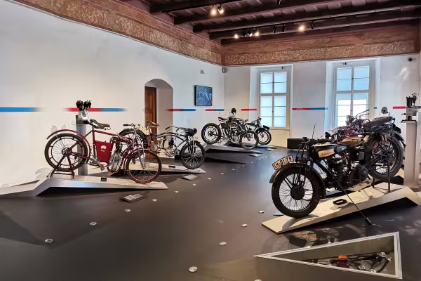 Expozice historických motocyklů