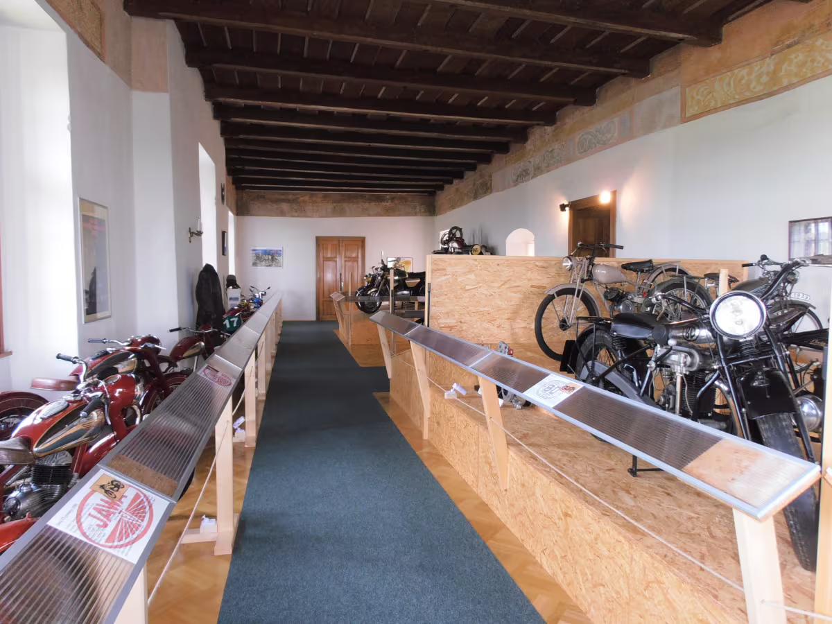 Expozice historických motocyklů