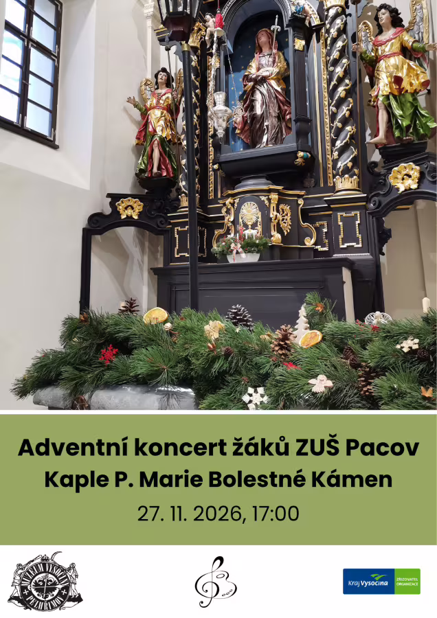 Adventní koncert žáků ZUŠ Pacov