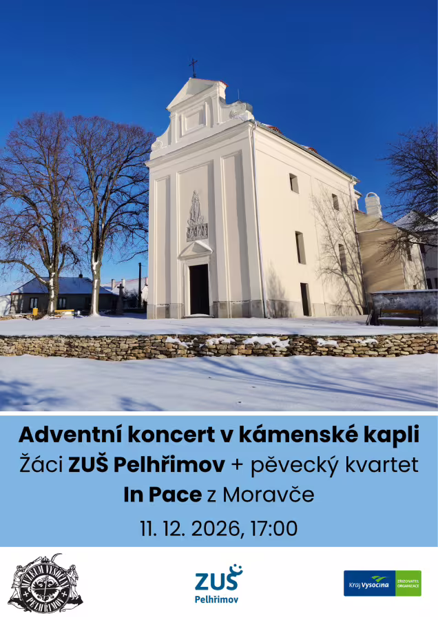 Adventní koncert žáků ZUŠ Pelhřimov
